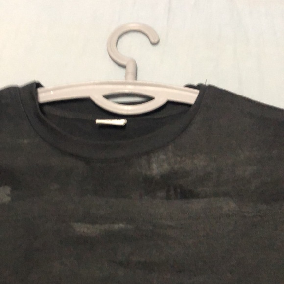 Men's black short-sleeved T-shirt - Picture 12 of 12